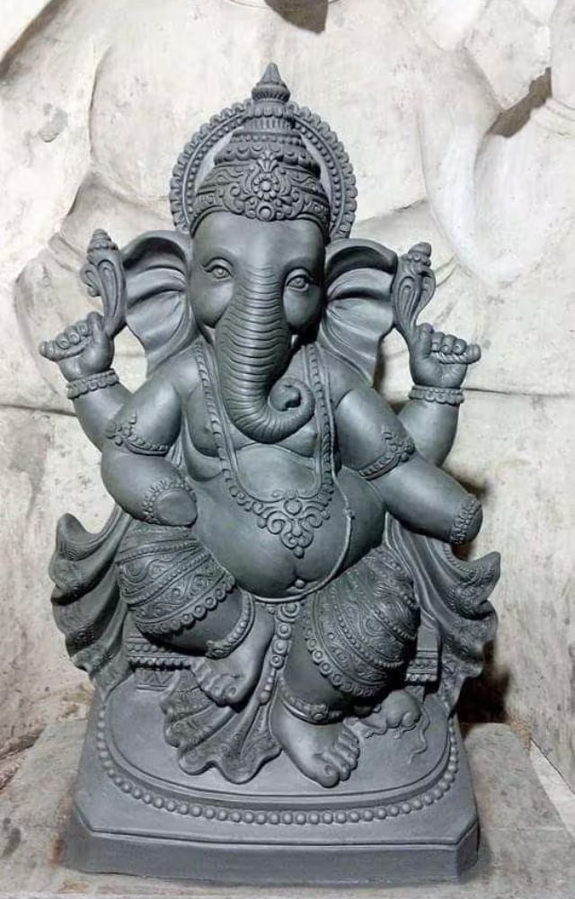 Made from natural clay, these idols dissolve completely in water, causing no harm to aquatic life.
