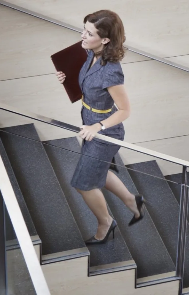 Ditch the elevator—it adds cardio to your routine. Small efforts add up over time.