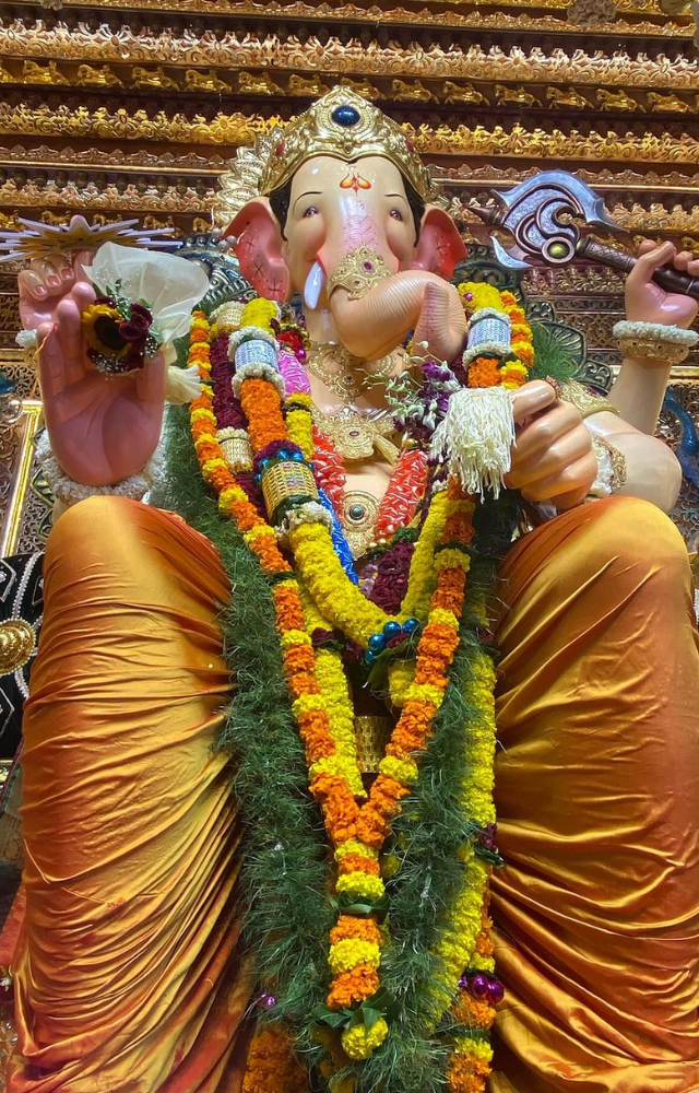 Harbhajan Singh’s Instagram post captures a beautiful moment with Ganpati Bappa and his wife, showcasing their festive celebration and the divine blessings.
