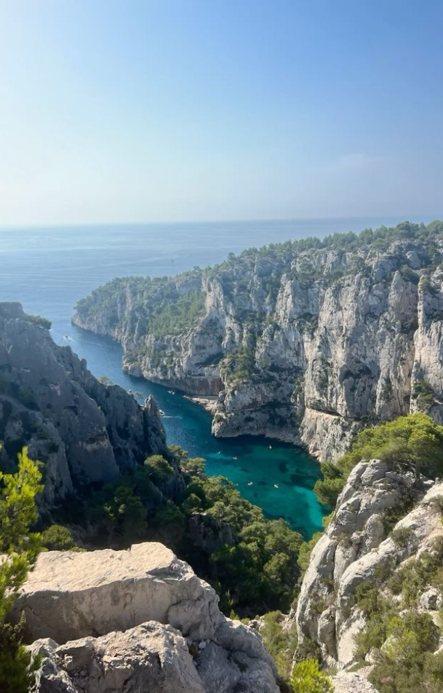 Tucked away in a rocky inlet near Cassis, it’s a hiker’s dream with stunning blue waters and white cliffs.
