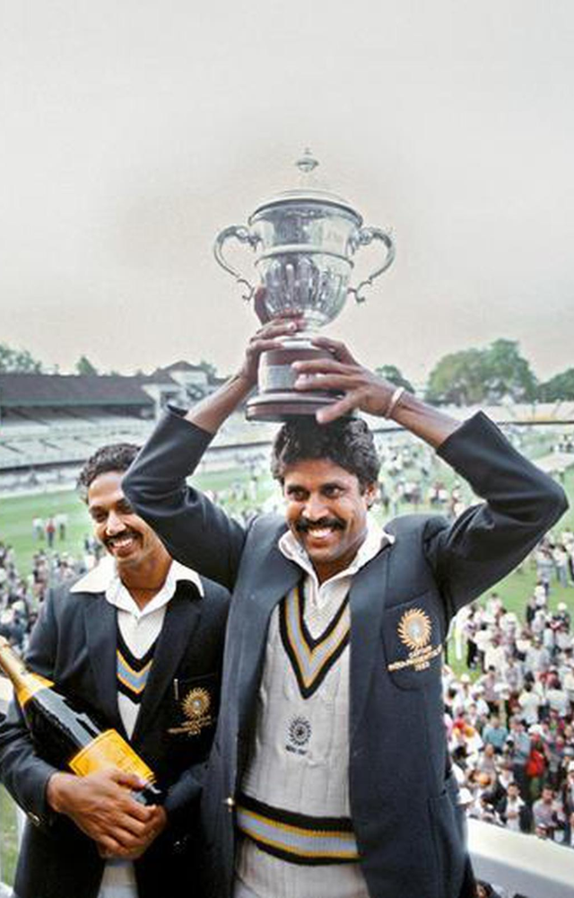 Kapil led India to its first-ever Cricket World Cup victory, creating history in 1983.