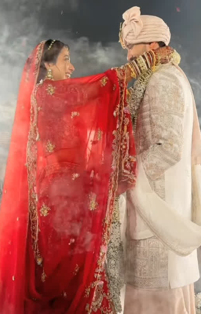 The TMKOC actress starts a new chapter in her life, marking the occasion with love and joy.