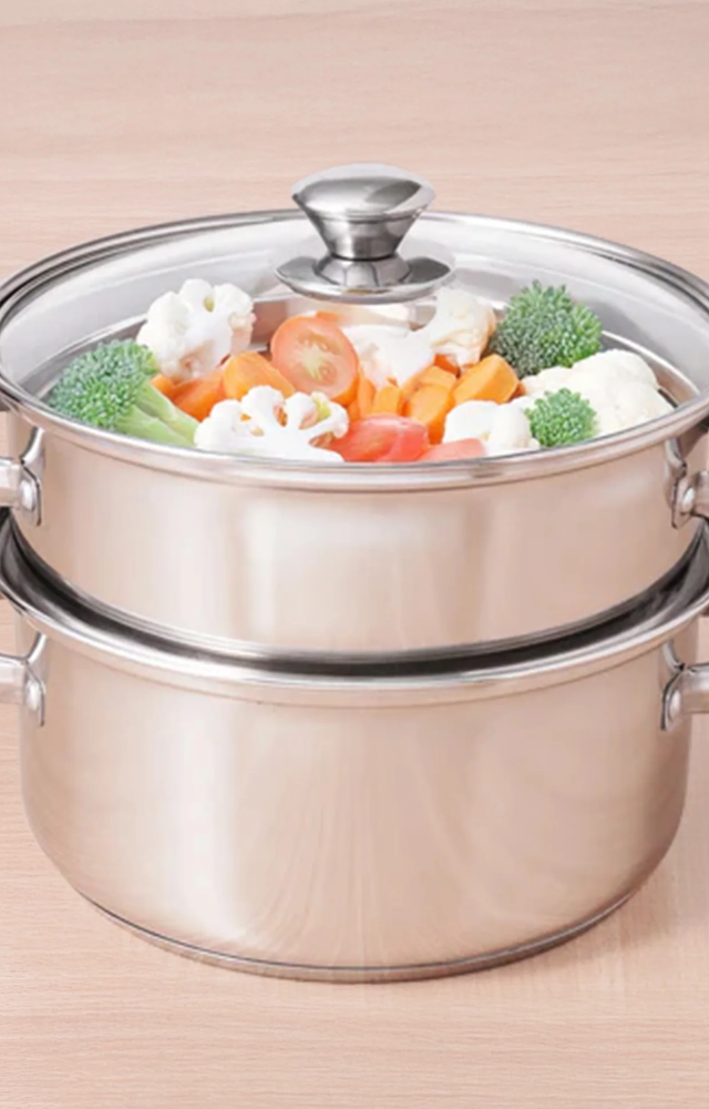 Retains nutrients in veggies and makes oil-free cooking easy and delicious.