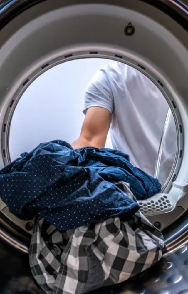 Save energy and protect fabric color by using cold water for everyday washes.