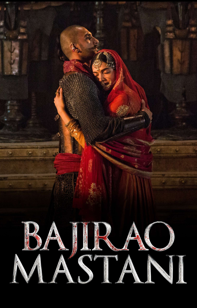Ranveer Singh, Deepika Padukone, and Priyanka Chopra bring the story of Bajirao, Mastani, and Kashibai to life in this grand period drama.