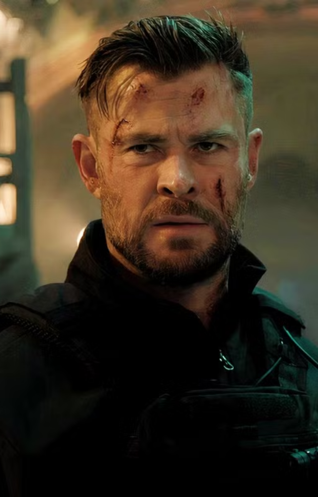 Chris Hemsworth stars as a fearless mercenary on a deadly rescue mission in this intense action-packed film.