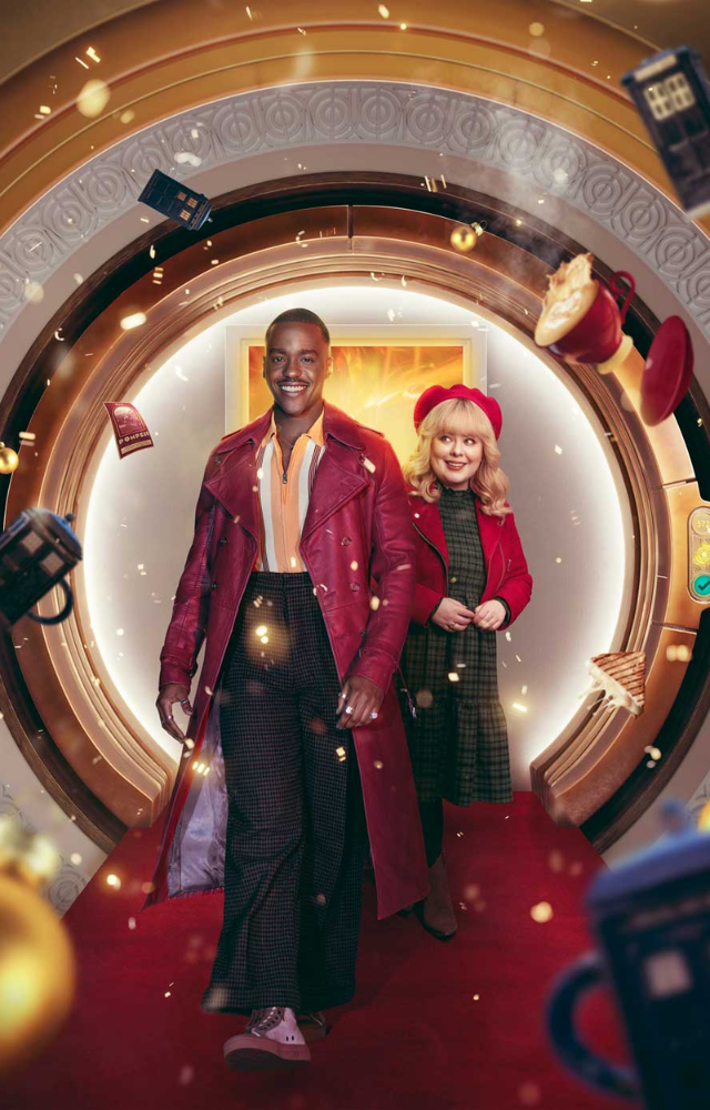The Doctor returns in a festive, time-traveling adventure full of surprises.