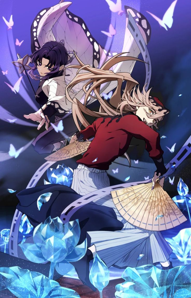 Shinobu uses poison and strategy to fight Doma, the Upper Moon Two who killed her sister, turning a hopeless battle into a deadly trap.

