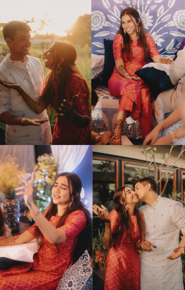 Prajakta Koli`s Mehendi Moments
