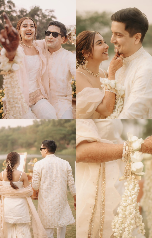 Prajakta & Vrishank`s Haldi Moments
