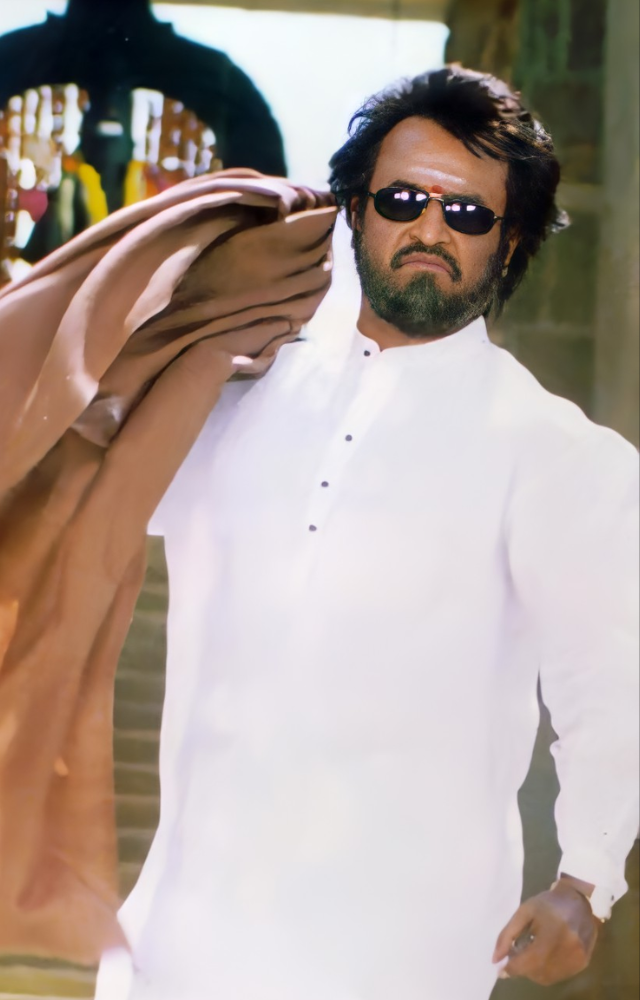 A tale of revenge, family, and one of Rajini’s most powerful roles. Soundarya and Ramya Krishnan add to the drama.
