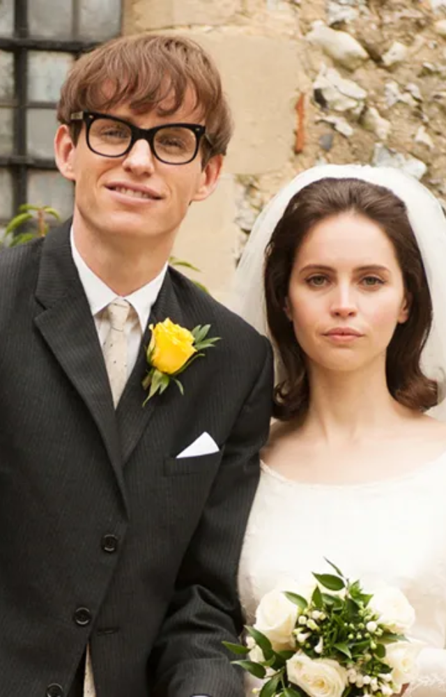 A moving portrayal of Stephen and Jane Hawking’s relationship—one of love, strength, and sacrifice.
