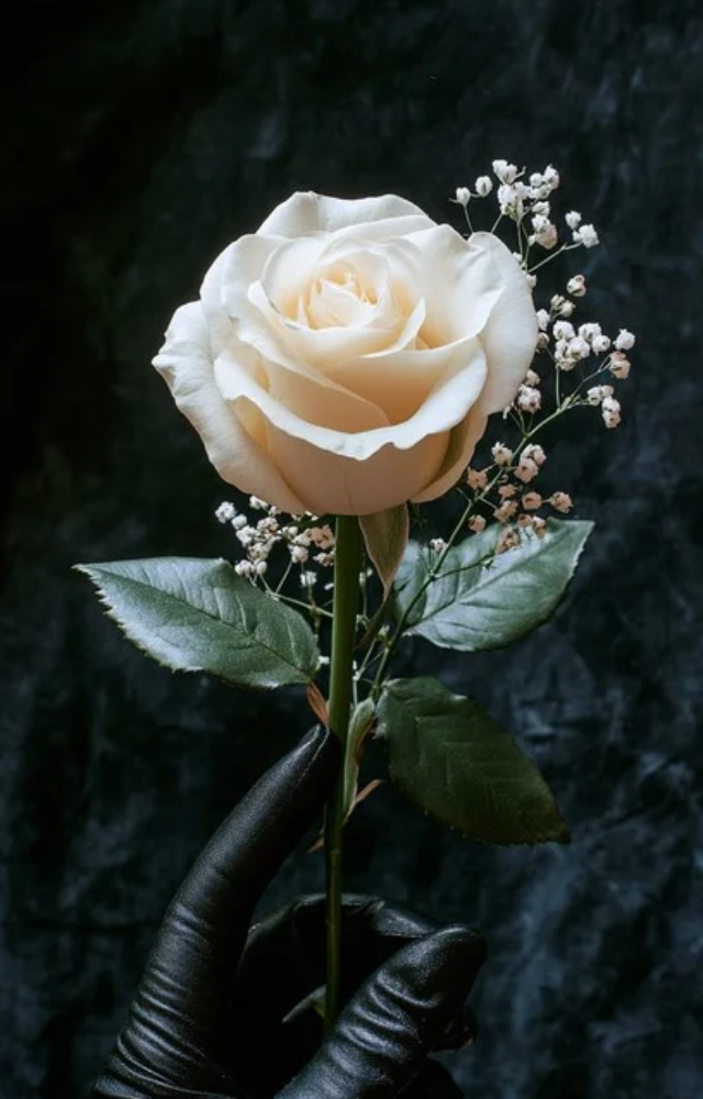 White roses symbolize purity, innocence, and new beginnings. Perfect for fresh starts and peaceful relationships.