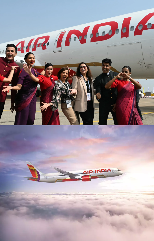 India’s flagship airline recently revitalized under the Tata Group’s leadership.