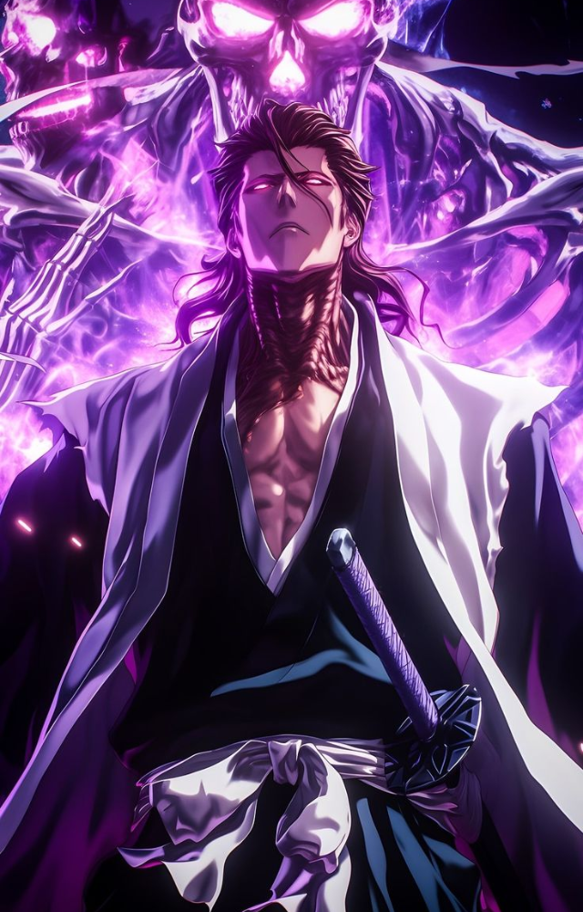 Byakuya’s Bankai releases thousands of tiny, petal-like blades that can be controlled telekinetically, overwhelming opponents with deadly precision.