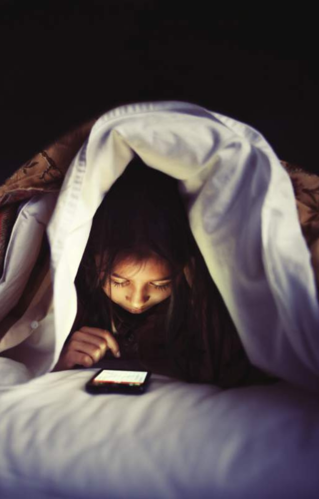 Reduce blue light exposure at least an hour before sleeping to help your brain wind down.