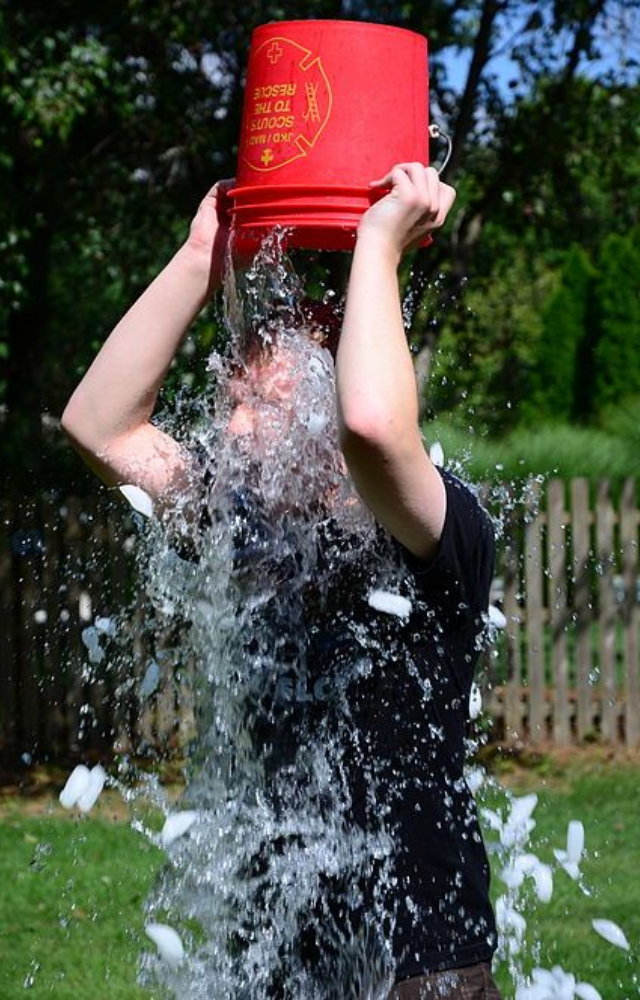 This chilly challenge went viral to support ALS research. It raised over $200 million globally and helped fund a major breakthrough in treatment.
