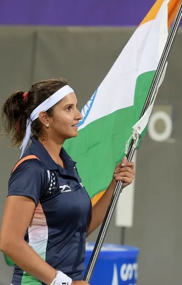 Sania represented India in multiple Olympic Games, bringing pride to the country and showcasing her dedication to the sport.