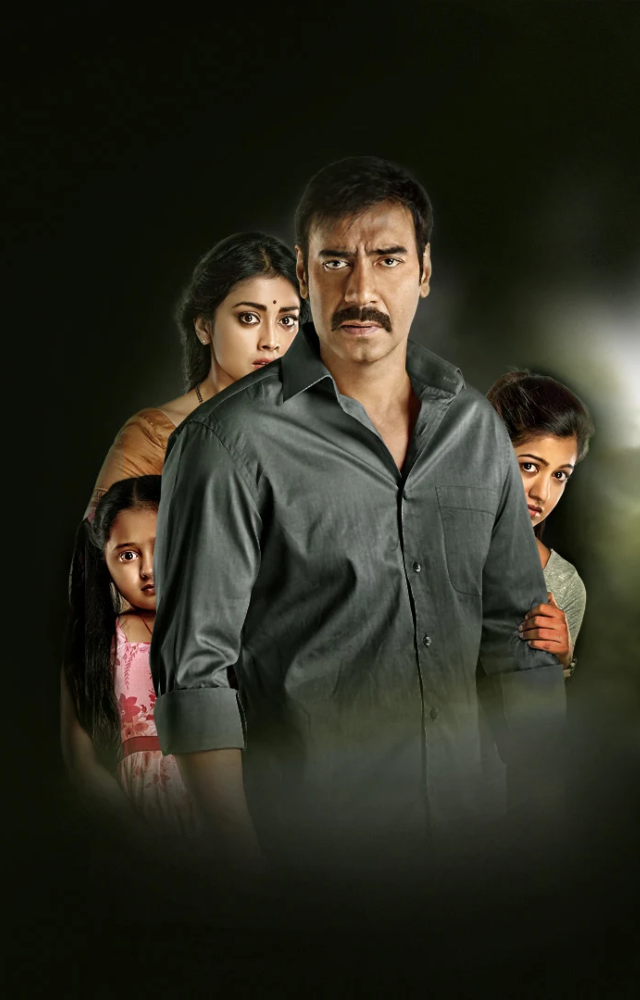 A gripping thriller where Ajay Devgn plays a father protecting his family, originally a Malayalam blockbuster.