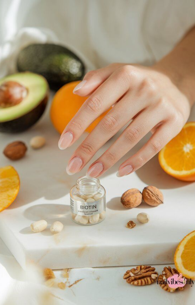 Unless you’re deficient, biotin supplements don’t boost hair or nail growth significantly. A nutrient-rich diet works better long-term.
