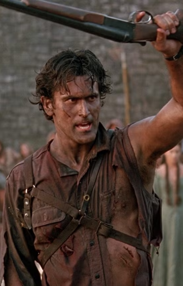 A cult favorite that blends horror with slapstick chaos starring Bruce Campbell. It’s gory, weird, and completely unforgettable.