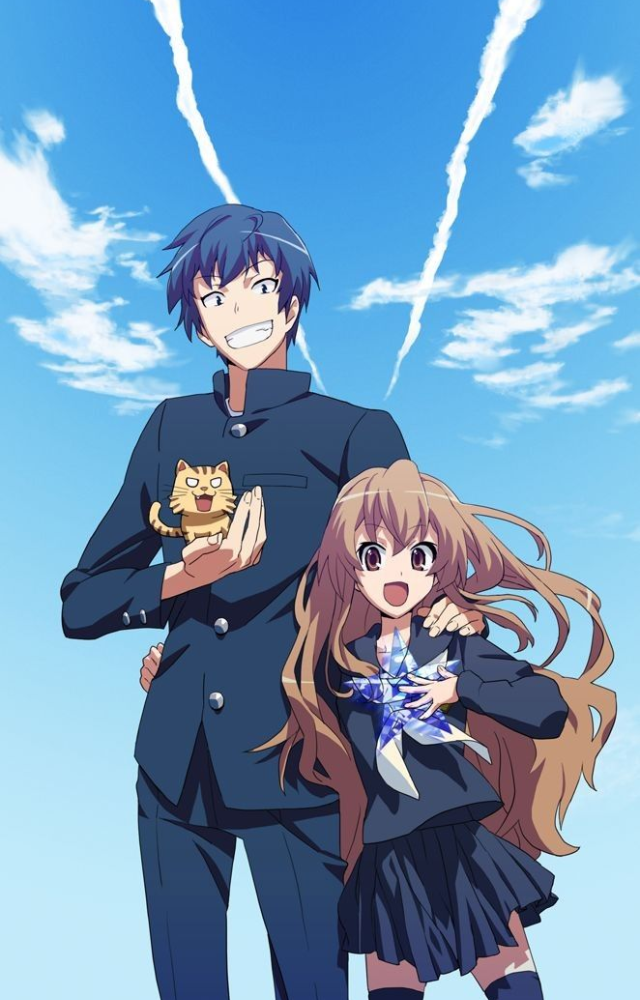 Taiga and Ryuuji go from awkward partners to soulmates. Their love builds through everyday chaos, slowly evolving into something deep and genuine.

