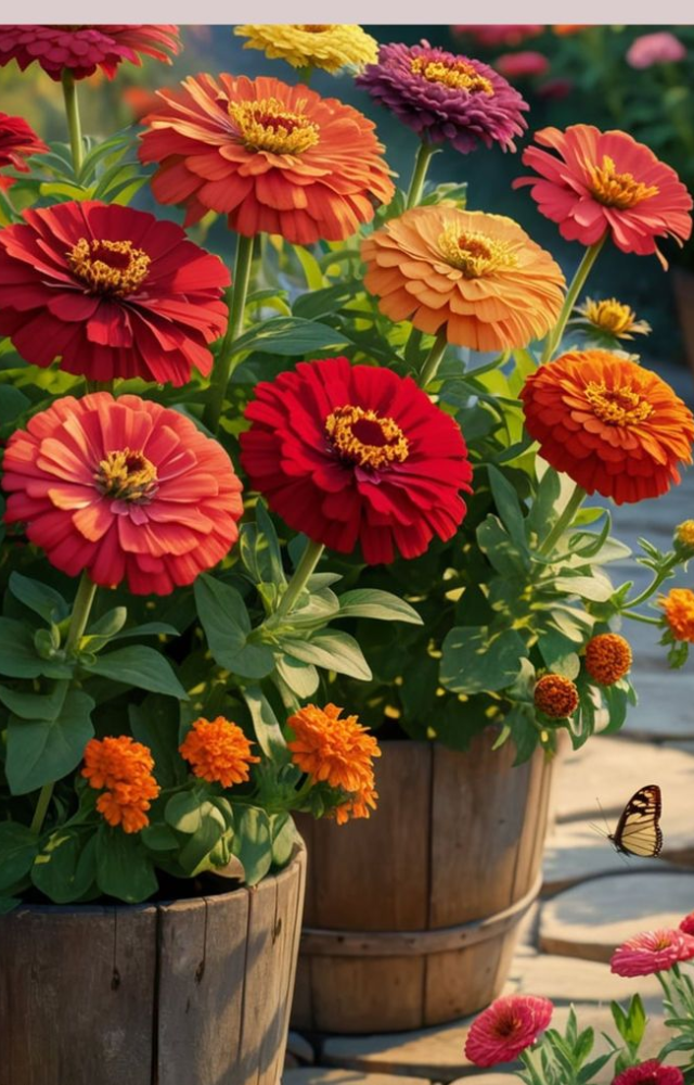 These colorful flowers weren’t just for beauty—zinnias helped NASA test light and moisture systems for growing edible plants.

