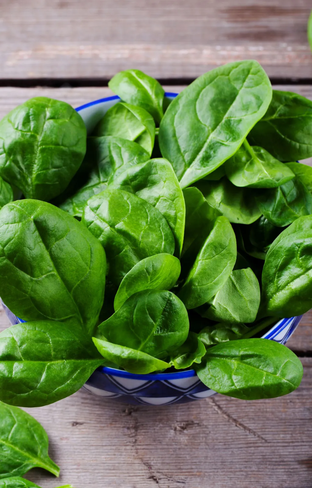 Packed with iron and protein, spinach pairs beautifully with chickpeas for a hearty, nutritious combo that fuels your energy.