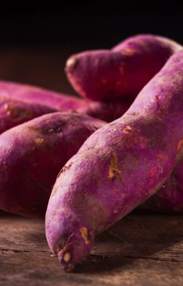 Add fiber, antioxidants, and a hint of natural sweetness to your chickpea bowls with roasted sweet potatoes.