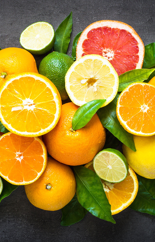Packed with vitamin C, oranges and lemons help fight off seasonal infections.