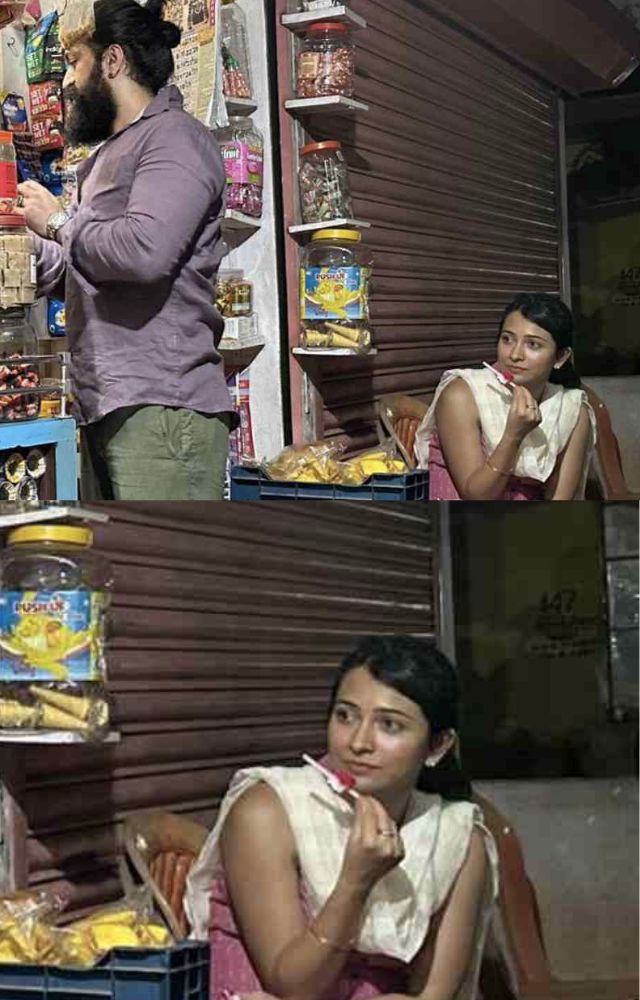 Yash and Radhika are south India`s beloved celebrity couple, continue to capture hearts. Recently, they were spotted en route to a temple, embracing simplicity 
