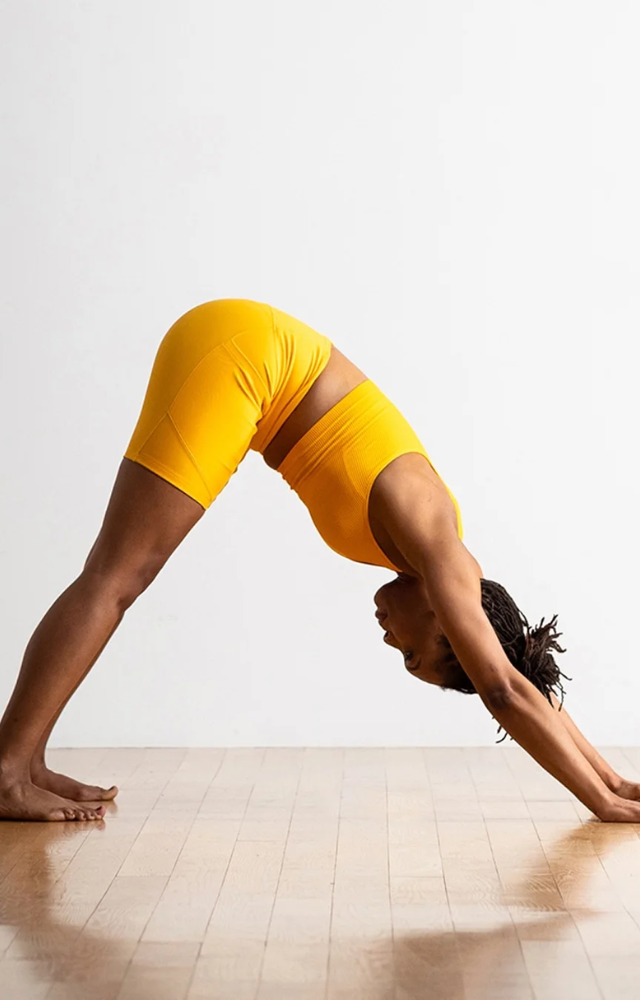 This inversion stretches and strengthens the entire backside of the body.