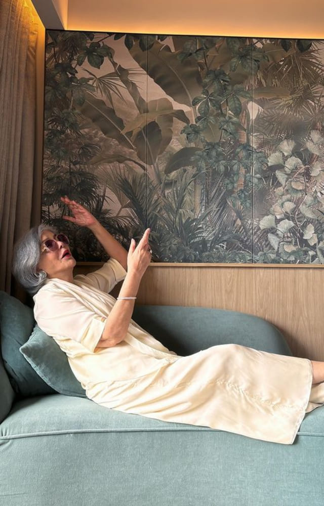 The veteran Bollywood actress is more active than probably on Instagram than any other star. Her recent pictures show her busy mornings in Goa.