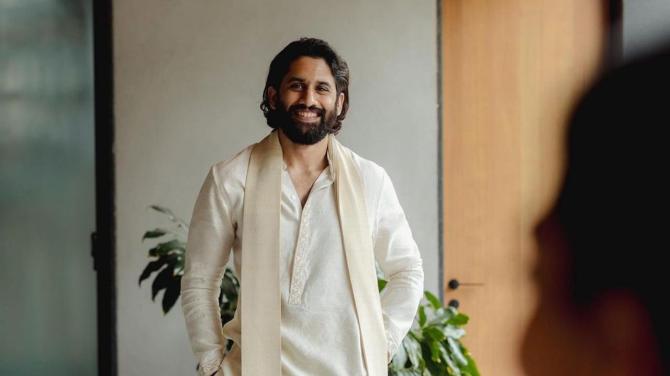 Naga Chaitanya`s Traditional Elegance