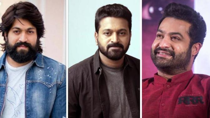 Allu Arjun, Jr NTR, and Yash Praise Rishab Shetty