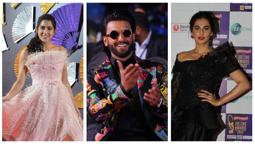 Ranveer Singh, Taapsee Pannu awarded Best Actors at Zee Cine Awards 2020